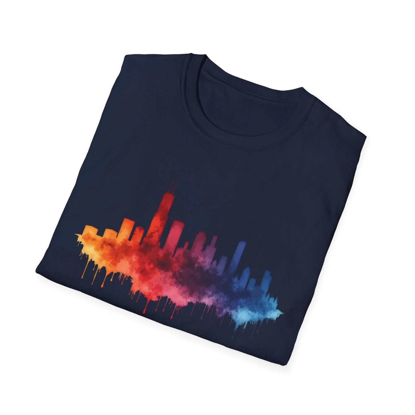 Chicago Rainbow Skyline T-Shirt