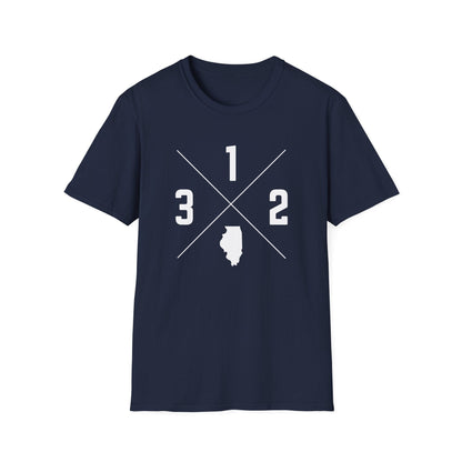 Area Code Cross T-Shirt