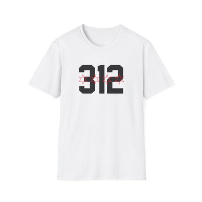 Chi Area Code Stars T-Shirt