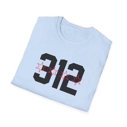 Chi Area Code Stars T-Shirt