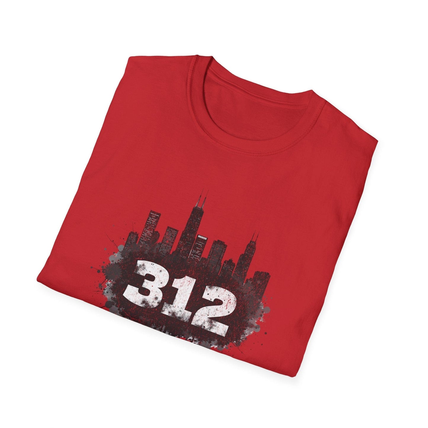 Area Code Splatter T-Shirt