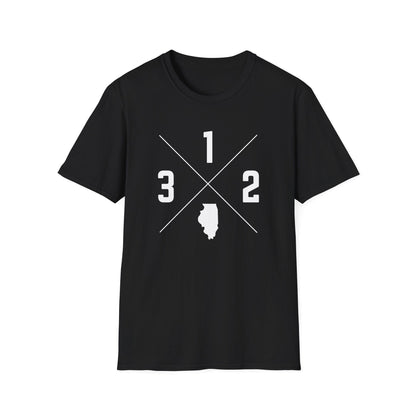 Area Code Cross T-Shirt