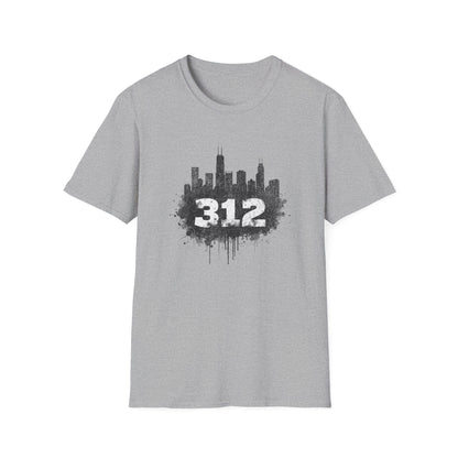 Area Code Splatter T-Shirt