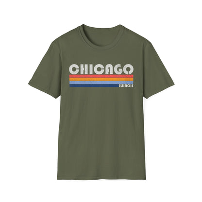 Chicago Illinois Retro T-Shirt