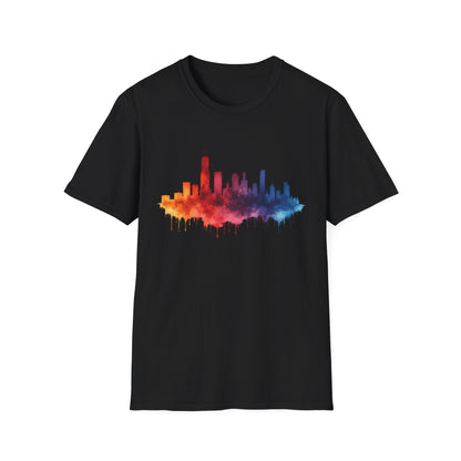 Chicago Rainbow Skyline T-Shirt