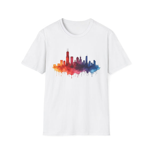 Chicago Rainbow Skyline T-Shirt