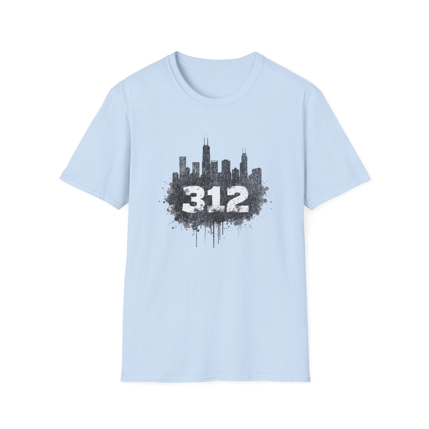 Area Code Splatter T-Shirt