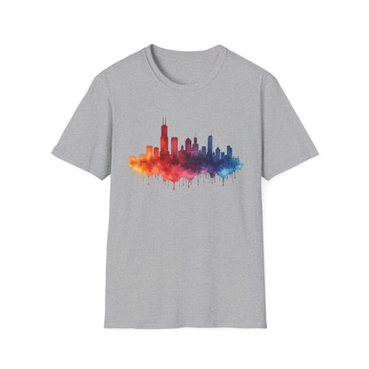 Chicago Rainbow Skyline T-Shirt