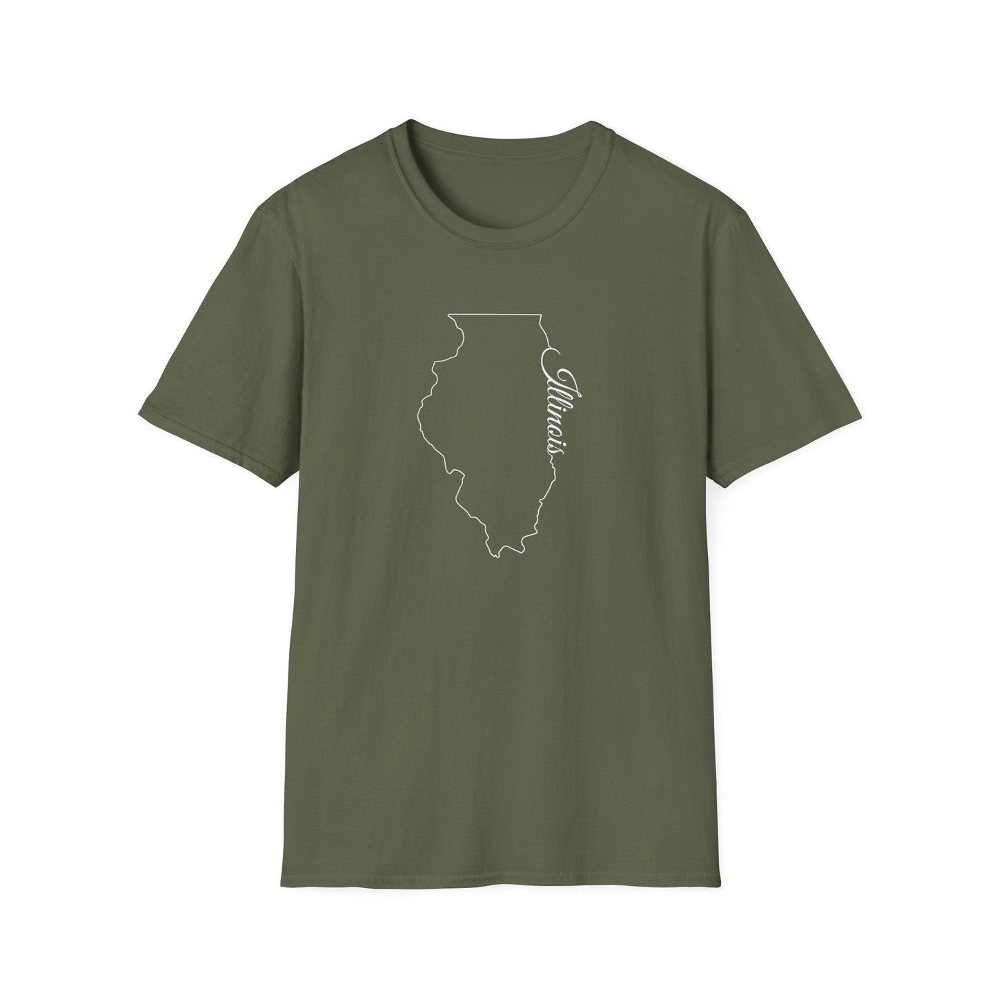 Minimalist Illinois State T-Shirt