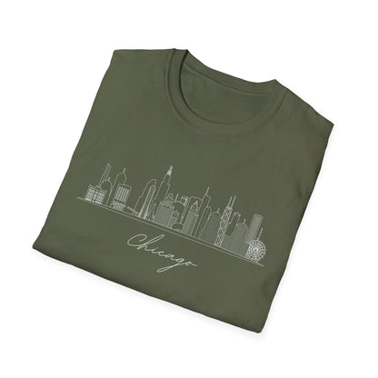 Chicago Detailed Skyline T-Shirt