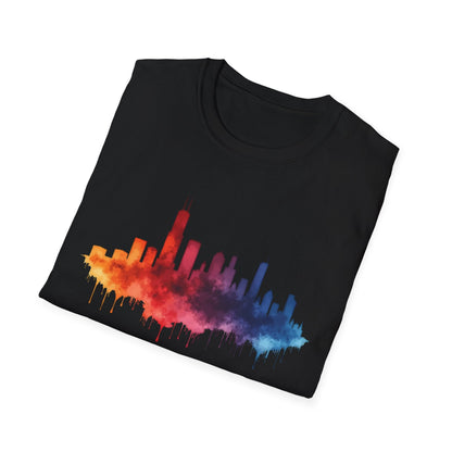 Chicago Rainbow Skyline T-Shirt