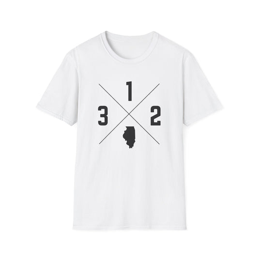 Area Code Cross T-Shirt