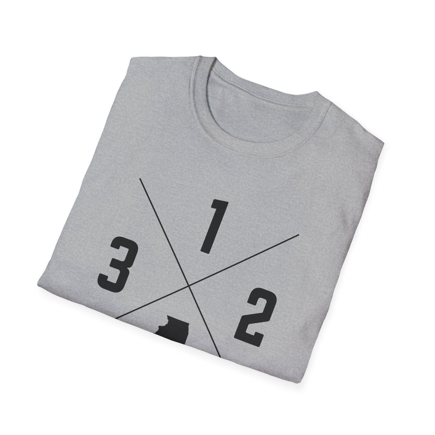 Area Code Cross T-Shirt