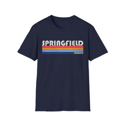 Springfield Illinois Retro T-Shirt