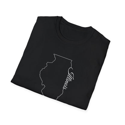 Minimalist Illinois State T-Shirt