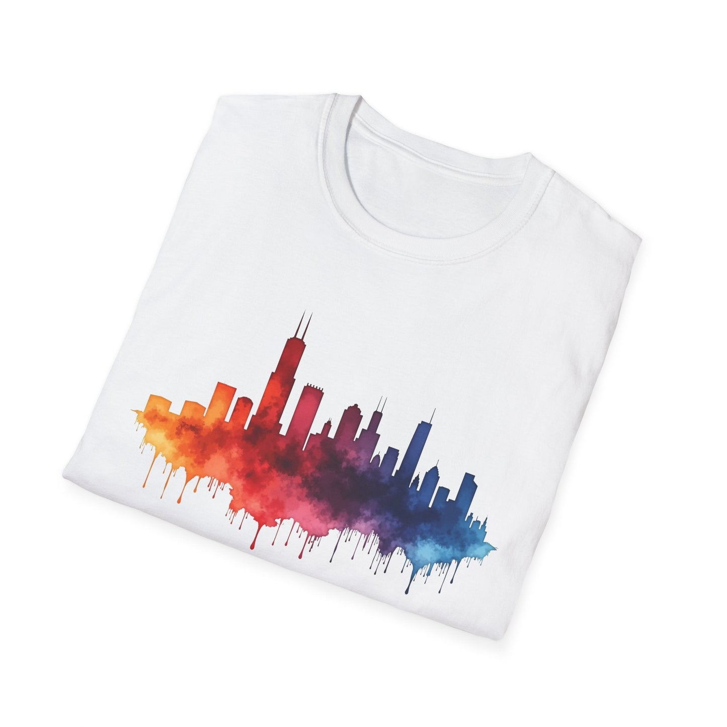 Chicago Rainbow Skyline T-Shirt