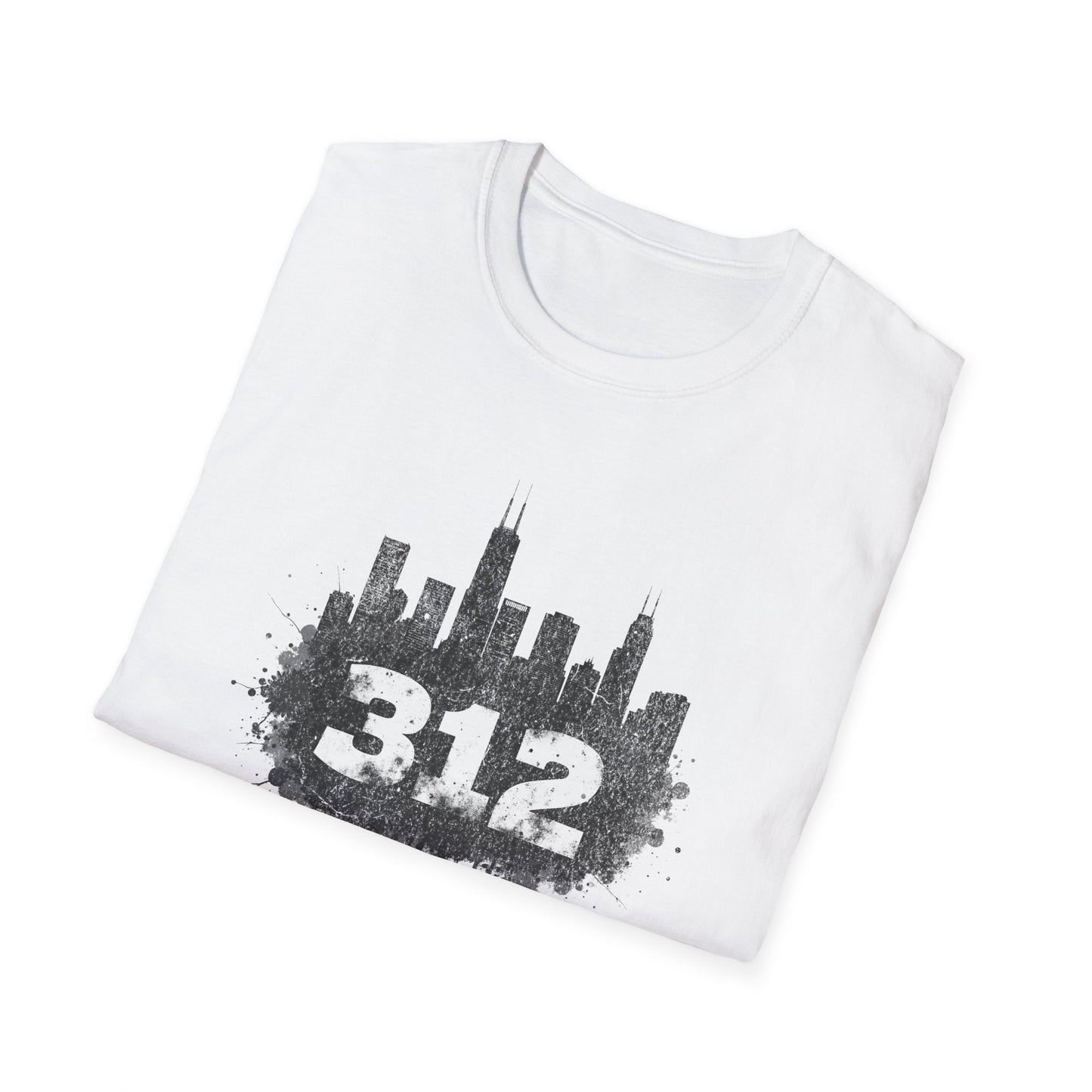 Area Code Splatter T-Shirt