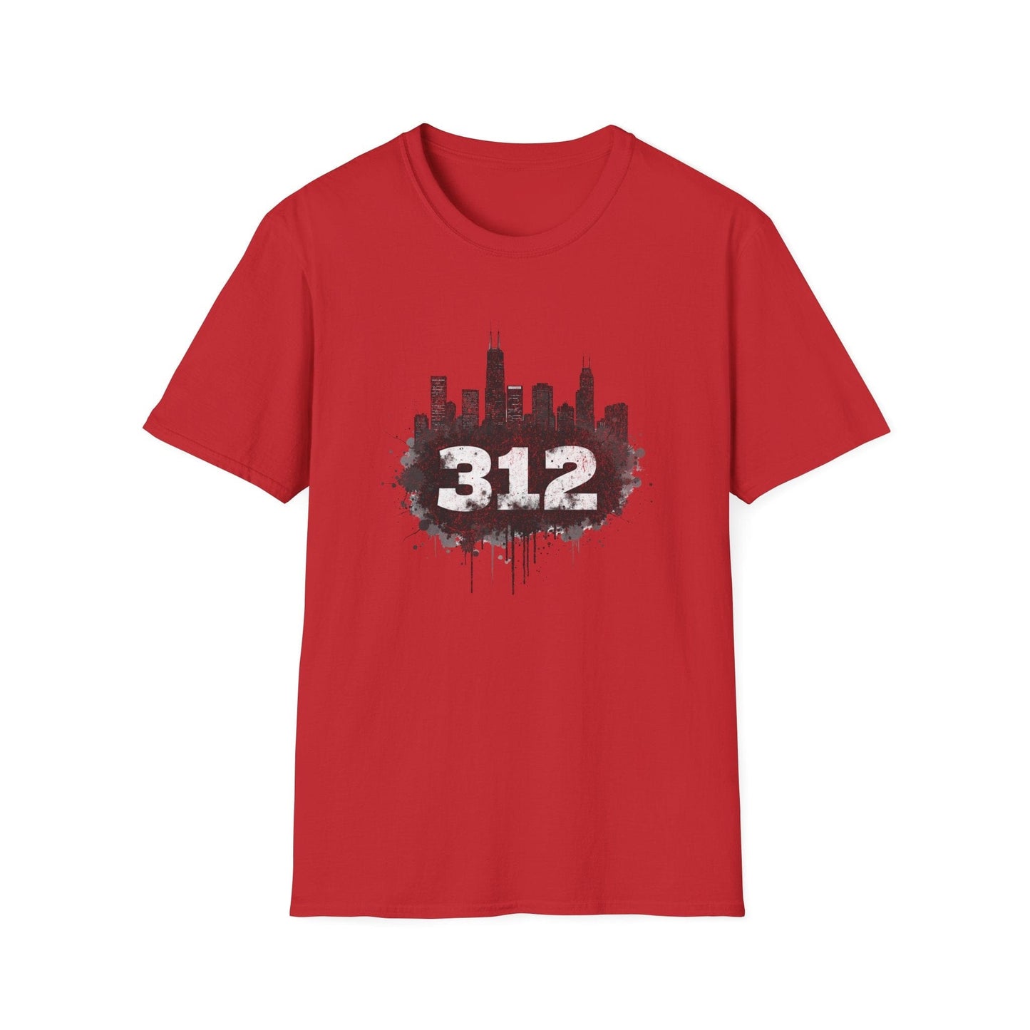 Area Code Splatter T-Shirt