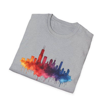 Chicago Rainbow Skyline T-Shirt