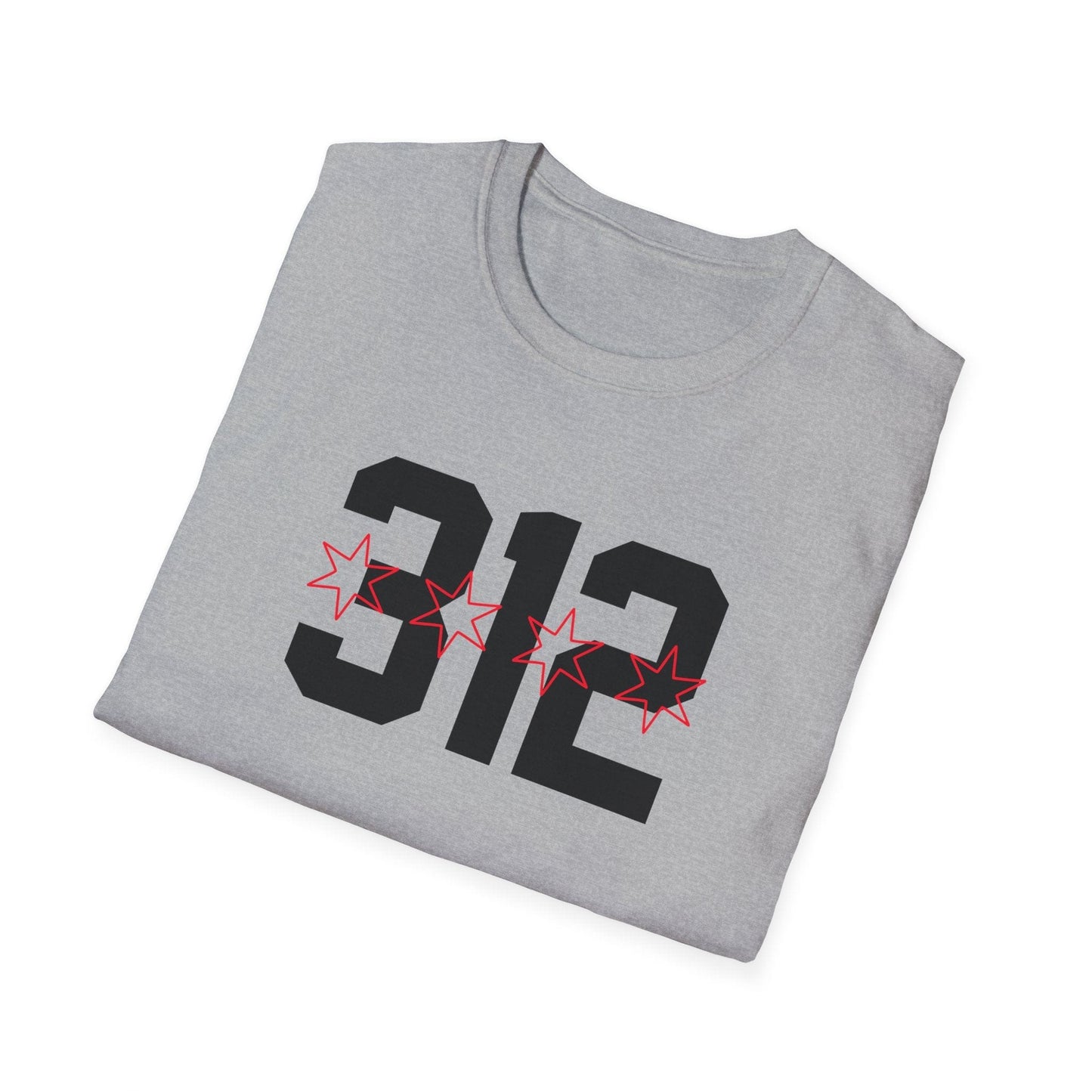 Chi Area Code Stars T-Shirt