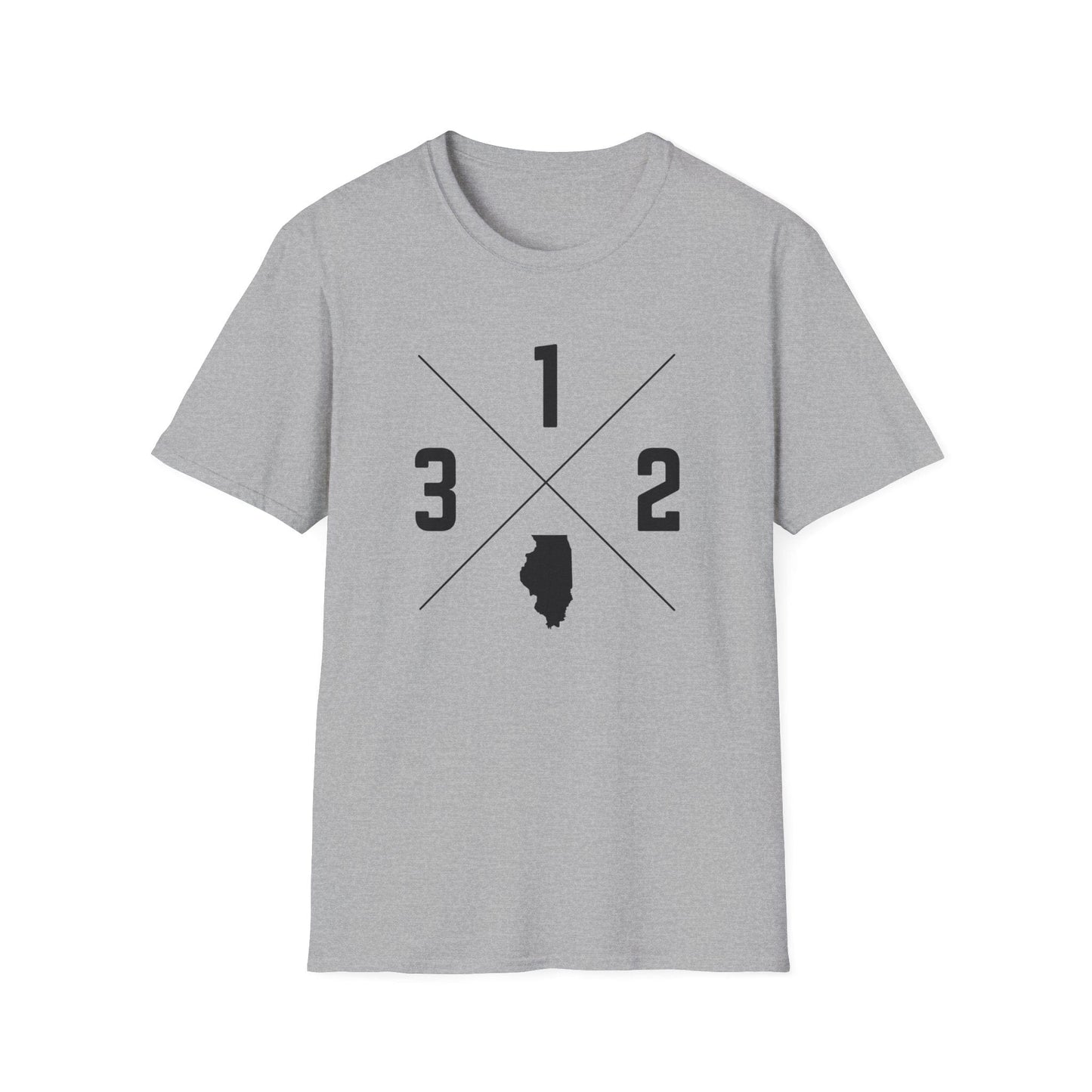 Area Code Cross T-Shirt