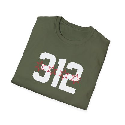 Chi Area Code Stars T-Shirt