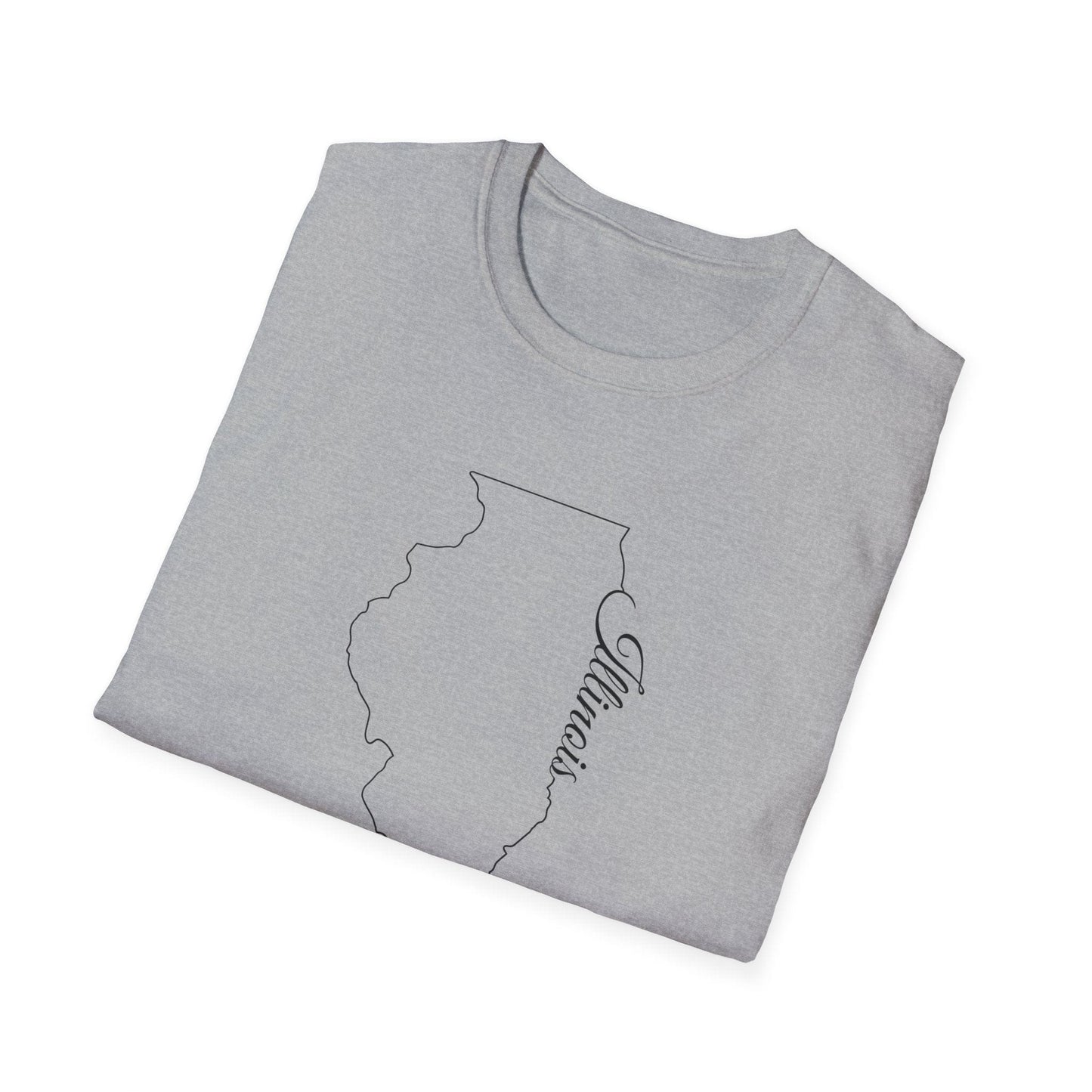 Minimalist Illinois State T-Shirt