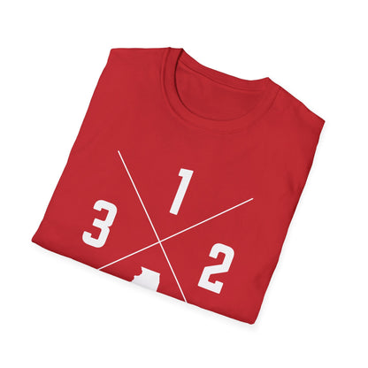 Area Code Cross T-Shirt