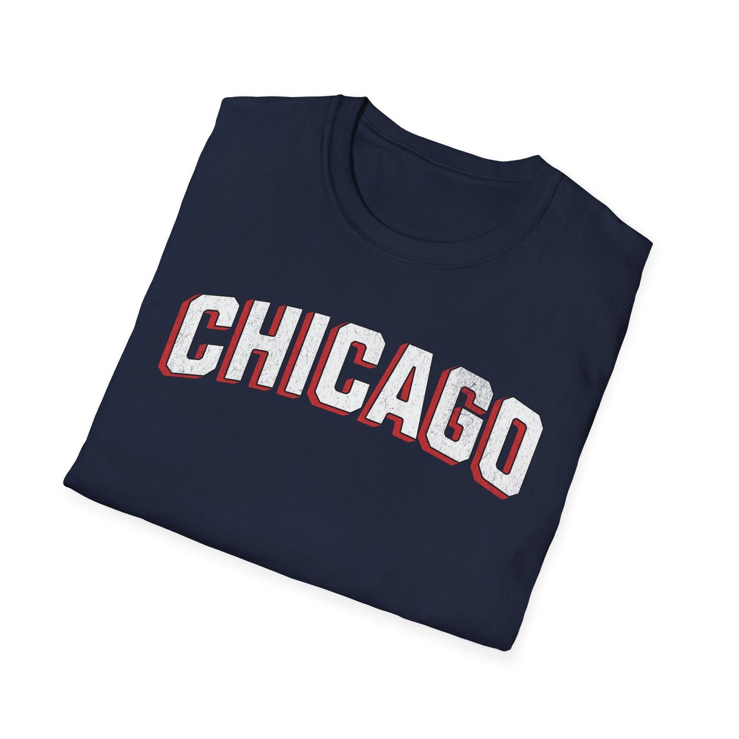 Navy & Orange Chicago T-Shirt