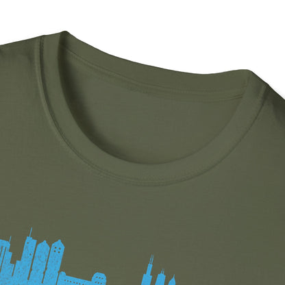 Chicago Skyline Flag T-Shirt